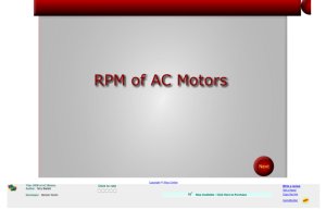 Screenshot for RPM of AC Motors