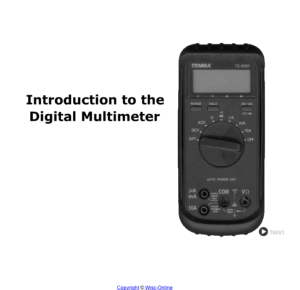 Screenshot for An Introduction to the Digital Multimeter