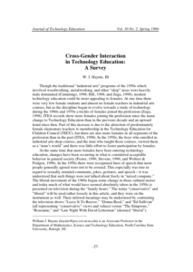 Screenshot for Cross-Gender Interaction in Technology Education: A Survey
