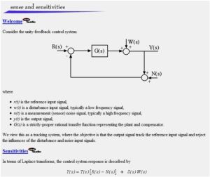 Screenshot for Sense and Sensitivities