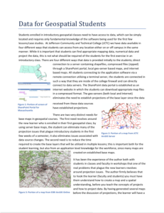 Screenshot for Data for Geospatial Students