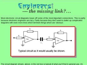 Screenshot for Electronic Circuit Diagrams