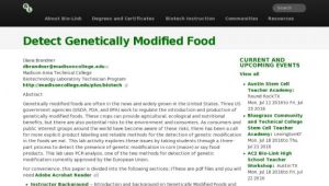 Screenshot for Detect Genetically Modified Food