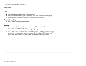 Screenshot for Number Lines and Base 10 (Lesson 14 of 18)