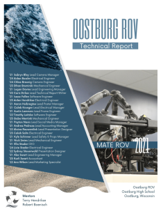 Screenshot for Oostburg ROV: Technical Report