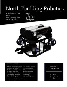 Screenshot for North Paulding Robotics : Technical Report