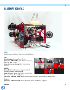 Screenshot for Blueshift Robotics : Technical Report