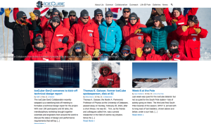 Screenshot for IceCube: South Pole Neutrino Observatory