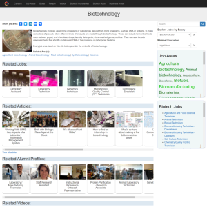 Screenshot for Biotech Careers: Biotechnology