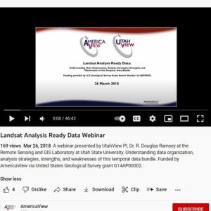 Screenshot for Landsat Analysis Ready Data Webinar