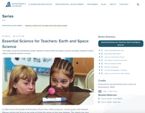 Screenshot for Essential Earth and Space Science for Teachers