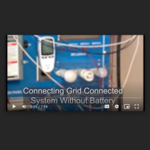 Screenshot for Lab: Connecting Grid Connected System Without Battery (9 of 25)