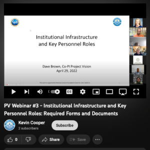 Screenshot for Institutional Infrastructure and Key Personnel Roles: Required Forms and Documents