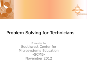 Screenshot for Problem Solving for Technicians