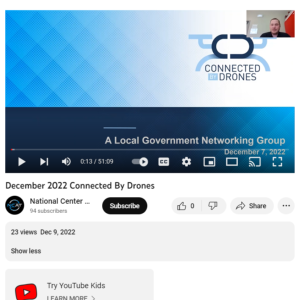 Screenshot for December 2022 Connected By Drones