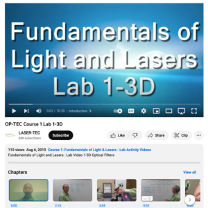 Screenshot for Fundamentals of Light and Lasers: Power Transmission
