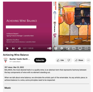 Screenshot for Achieving Wine Balance