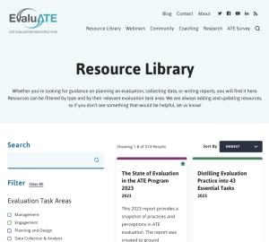 Screenshot for Resource Library