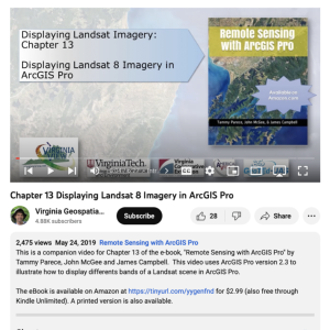 Screenshot for Displaying Landsat 8 Imagery in ArcGIS Pro (Chapter 13 of 25)