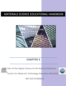 Screenshot for MatEdU Science Educational Handbook - Chapter 3: Composite Materials
