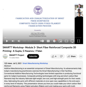 Screenshot for Module 3 - Short Fiber Reinforced Composite 3D Printing