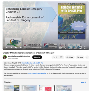 Screenshot for Radiometric Enhancement of Landsat 8 Imagery (Chapter 17 of 25)