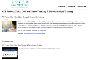 Screenshot for Cell and Gene Therapy & Biotechnician Training