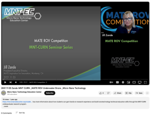 Screenshot for MNT-CURN Seminar Series: MATE ROV Competition