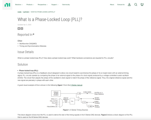 Screenshot for Phase-Locked Loops