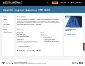 Screenshot for Computer Language Engineering