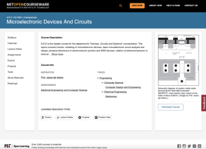 Screenshot for Microelectronic Devices and Circuits