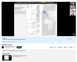 Screenshot for NextStrain.org Demo