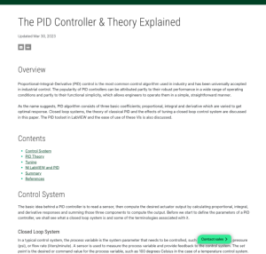 Screenshot for PID Theory Explained