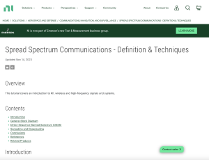 Screenshot for Understanding Spread Spectrum for Communications