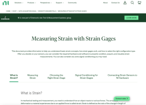 Screenshot for Measuring Strain with Strain Gages