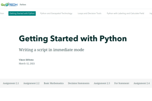 Screenshot for Getting Started With Python (Module 2 of 9)