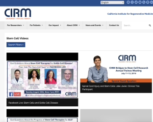 Screenshot for California Institute for Regenerative Medicine (CIRM) Stem Cell Basics Videos