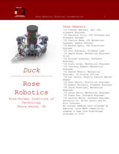 Screenshot for Rose Robotics: Technical Report