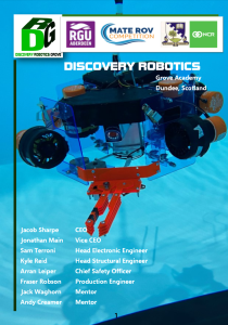 Screenshot for Discovery Robotics : Technical Report
