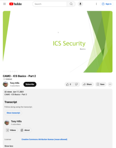 Screenshot for ICS Security Basics (Part 2 of 4)