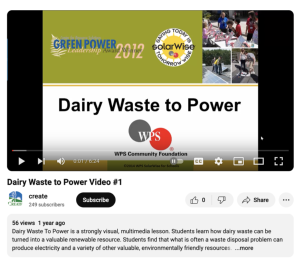 Screenshot for Dairy Waste to Power Video (1 of 5): Introduction