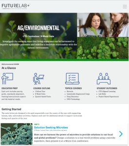 Screenshot for Futurelab+: Genentech Science Ed Biotech Courses: Agricultural Biotechnology