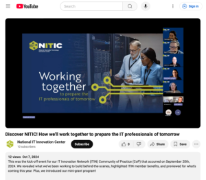 Screenshot for Discover NITIC! How We'll Work Together to Prepare the IT