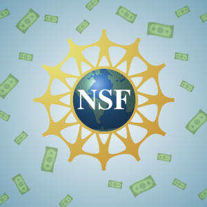 Image of NSF logo with money around it