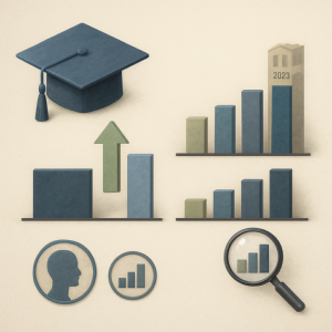 image of charts for enrollment trends